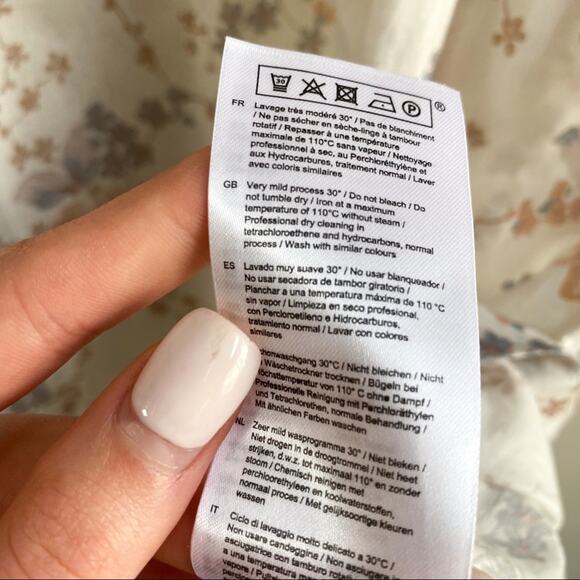 NWT Maje Rose Ragtime‎ Floral Off The Shoulder Sleeveless Dress - Picture 7 of 7